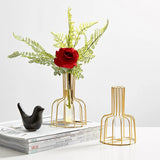 Jarrón de vidrio nórdico hidropónico