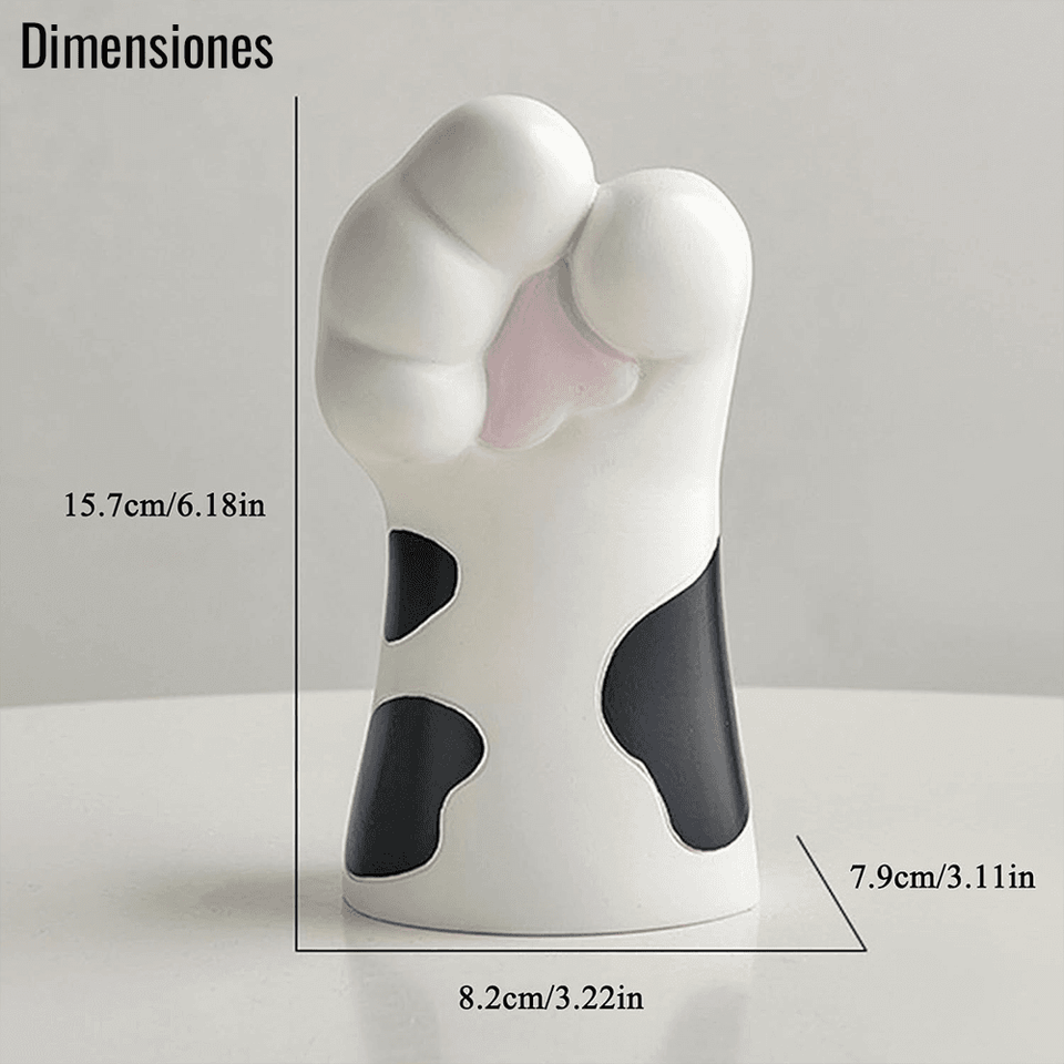 Florero con Diseño Garrita de Gato Decor