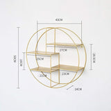 REPISA REDONDA CON 4 COMPARTIMIENTOS